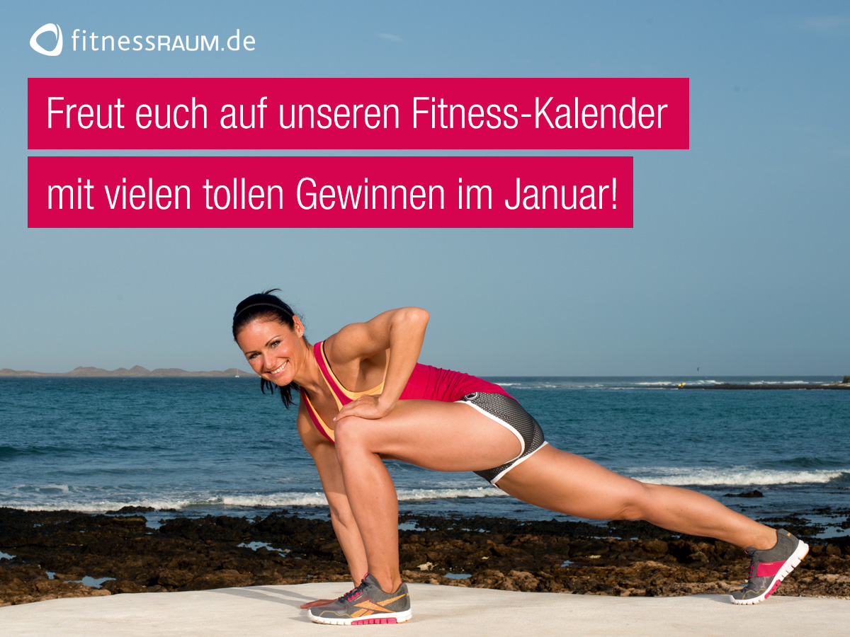 fitnessRAUM.de - Januar Fitnesskalender, um die guten Vorsätze zu unterstützen (Bildquelle: fitnessR fitnessRAUM.de - Januar Fitnesskalender, um die guten Vorsätze zu unterstützen (Bildquelle: fitnessR
