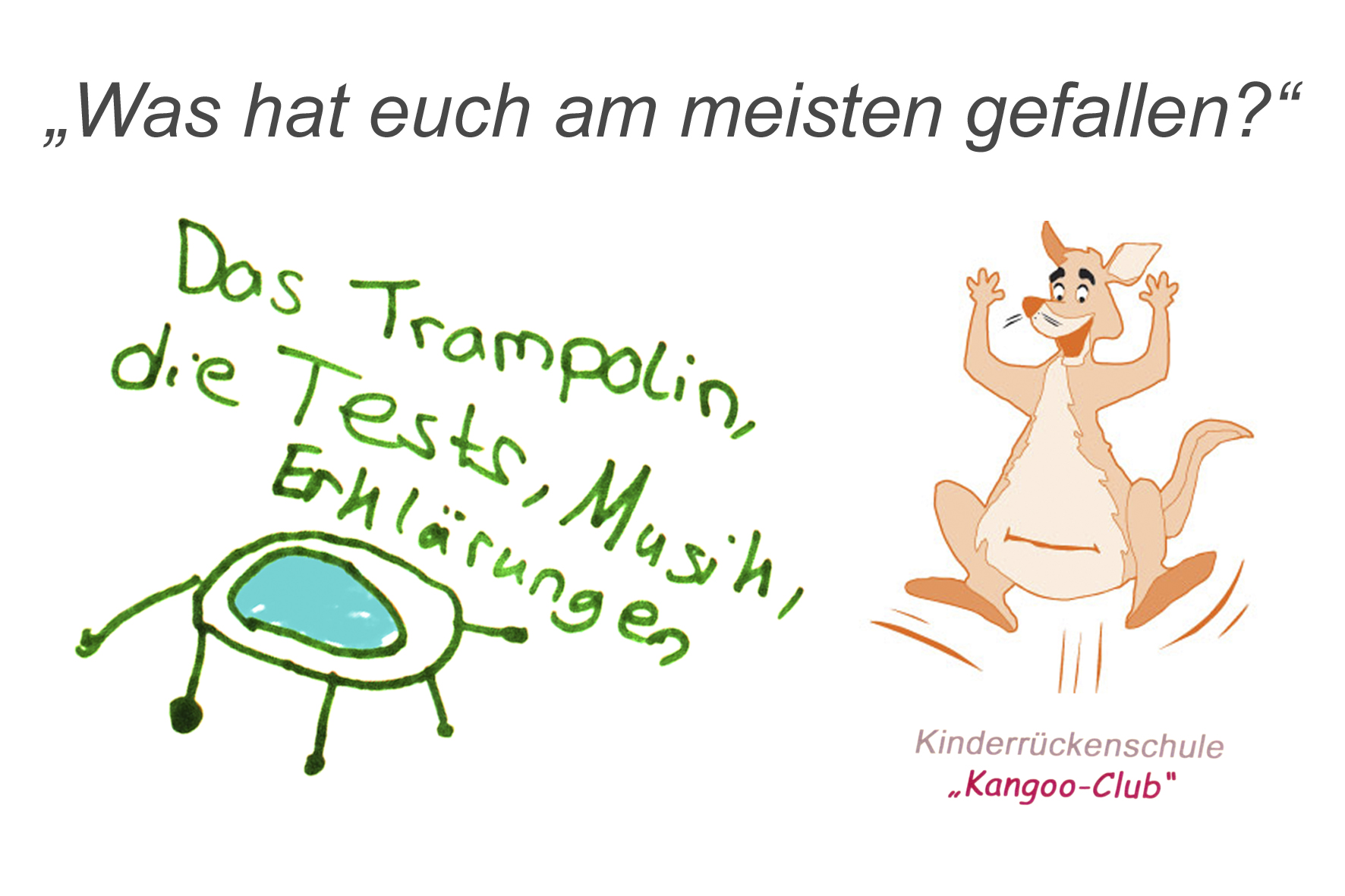 Eindrücke der Kinder vom letzten Kurs Eindrücke der Kinder vom letzten Kurs