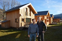 Stefan Bracher (Marketingdirektor Alps Residence) und Gerhard Brix (GF Alps Residence)