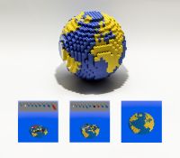 Erdkugel als LEGO Modell mit Bauanleitung Erdkugel als LEGO Modell mit Bauanleitung