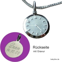 Geschenkidee zur Geburt: Geburtsuhr mit Gravur von Babylike Geschenkidee zur Geburt: Geburtsuhr mit Gravur von Babylike