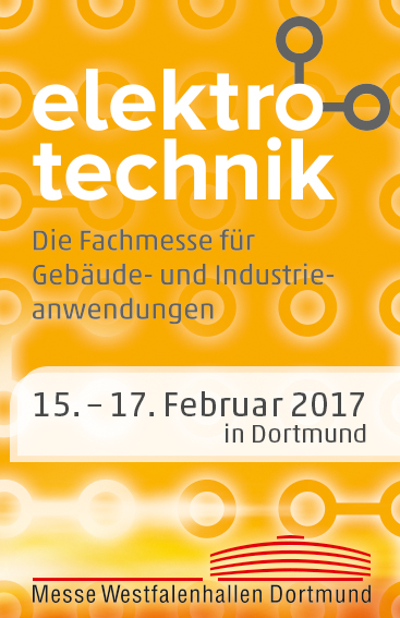 pds auf der elektrotechnik Fachmesse 2017 am Stand 6.B20 (Bildquelle: Messegesellschaft Dortmund)
