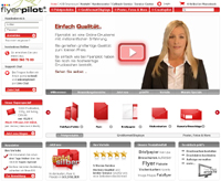Die neue Startseite der Online-Druckerei flyerpilot.de präsentiert sich kundenfreundlich. Die neue Startseite der Online-Druckerei flyerpilot.de präsentiert sich kundenfreundlich.