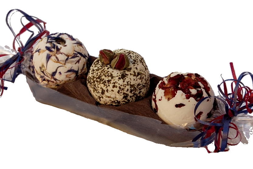 Geschenkset Badepralinen (Bildquelle: @Lashuma)
