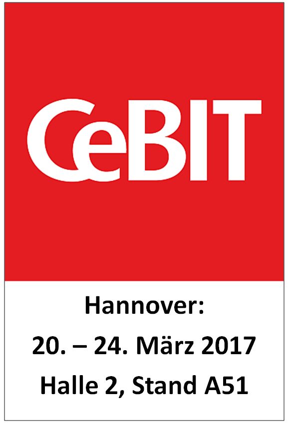 Systemhaus LANOS auf der CeBIT 2017 in Halle 2, Stand A51 (Bildquelle: CeBIT Messegesellschaft) Systemhaus LANOS auf der CeBIT 2017 in Halle 2, Stand A51 (Bildquelle: CeBIT Messegesellschaft)