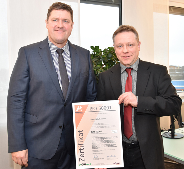 AGRAVIS-CEO Andreas Rickmers (li.) und Christian Lux, Leiter des Energiemanagements AGRAVIS-CEO Andreas Rickmers (li.) und Christian Lux, Leiter des Energiemanagements