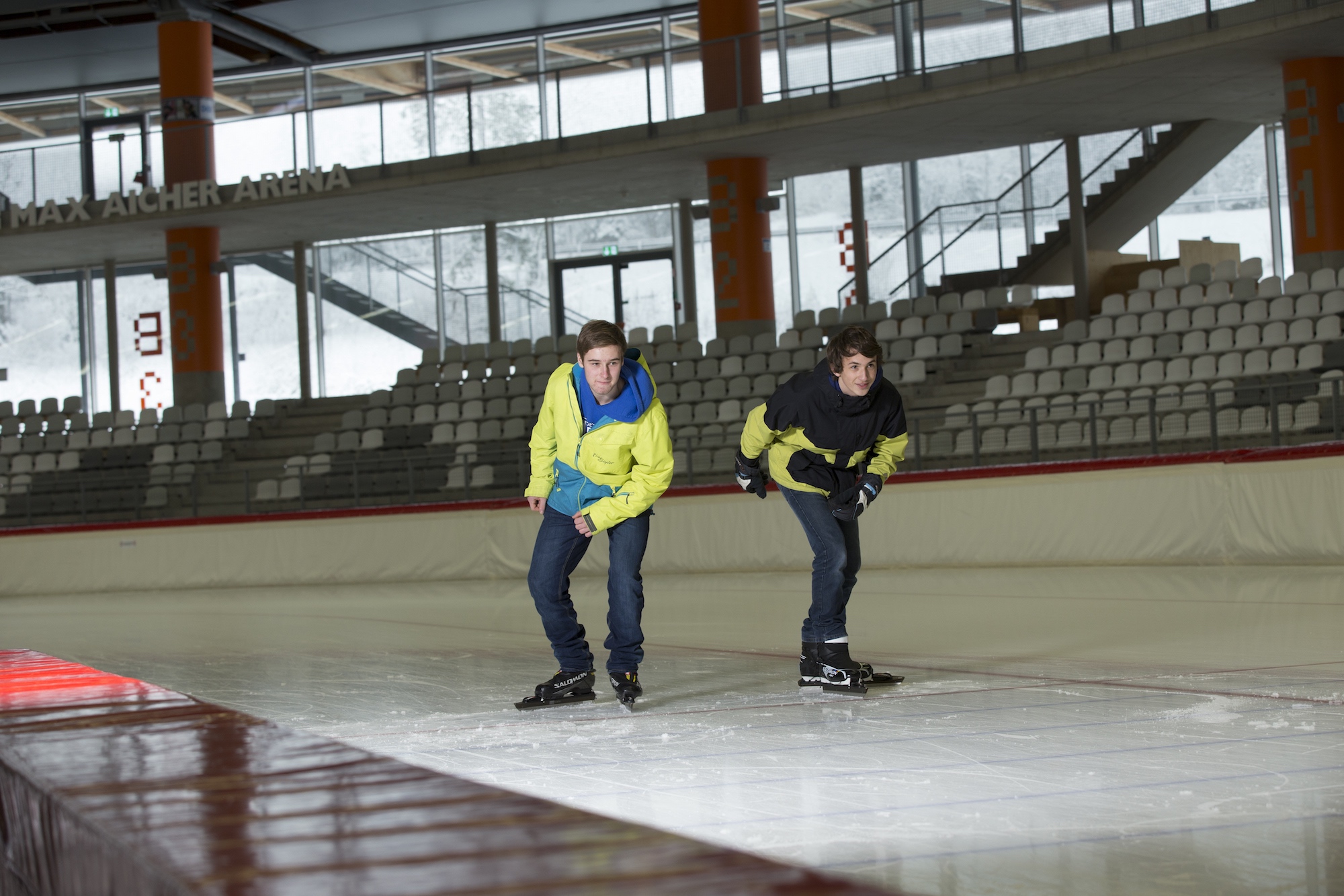 Die Max Aicher Arena in Inzell - ein Eislauf-Eldorado für Profis und Jedermann (Bildquelle: inzell.d Die Max Aicher Arena in Inzell - ein Eislauf-Eldorado für Profis und Jedermann (Bildquelle: inzell.d
