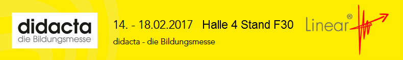 Linear Software auf der Didacta 2017 (Bildquelle: @ http://www.messe-stuttgart.de/didacta/)