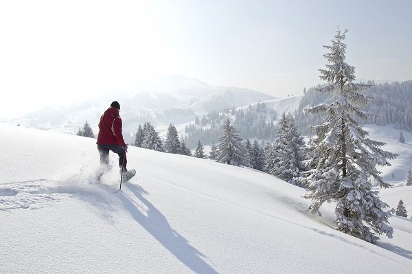Schneeschuhwanderer in Bayern (Bildquelle: Shutterstock)