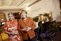 Angela Merkel besucht BLOOMY DAYS Headquarter Angela Merkel besucht BLOOMY DAYS Headquarter