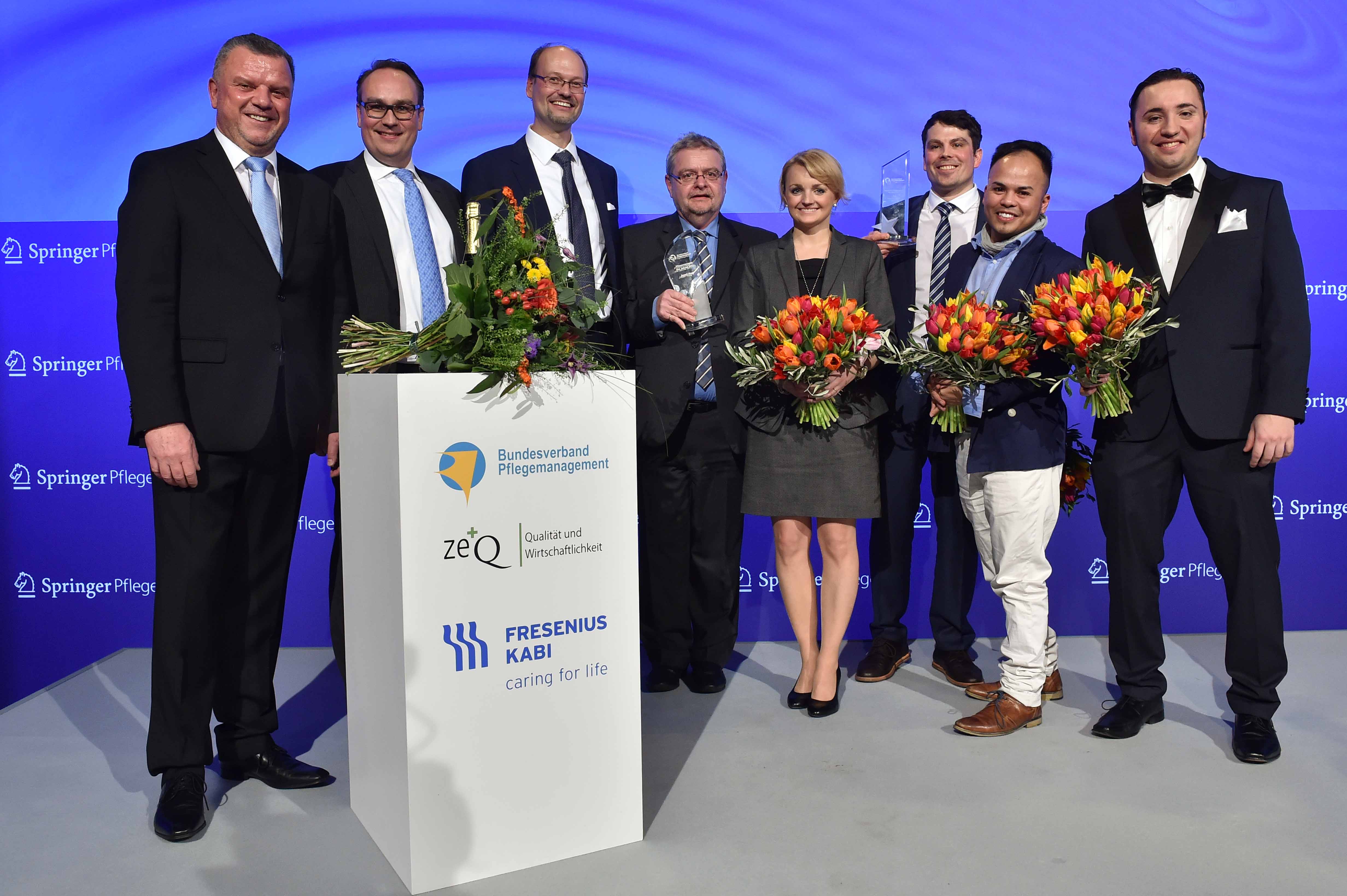 Preisträger des Pflegemanagement-Award 2017 © Britta Pedersen / Springer Pflege Preisträger des Pflegemanagement-Award 2017 © Britta Pedersen / Springer Pflege