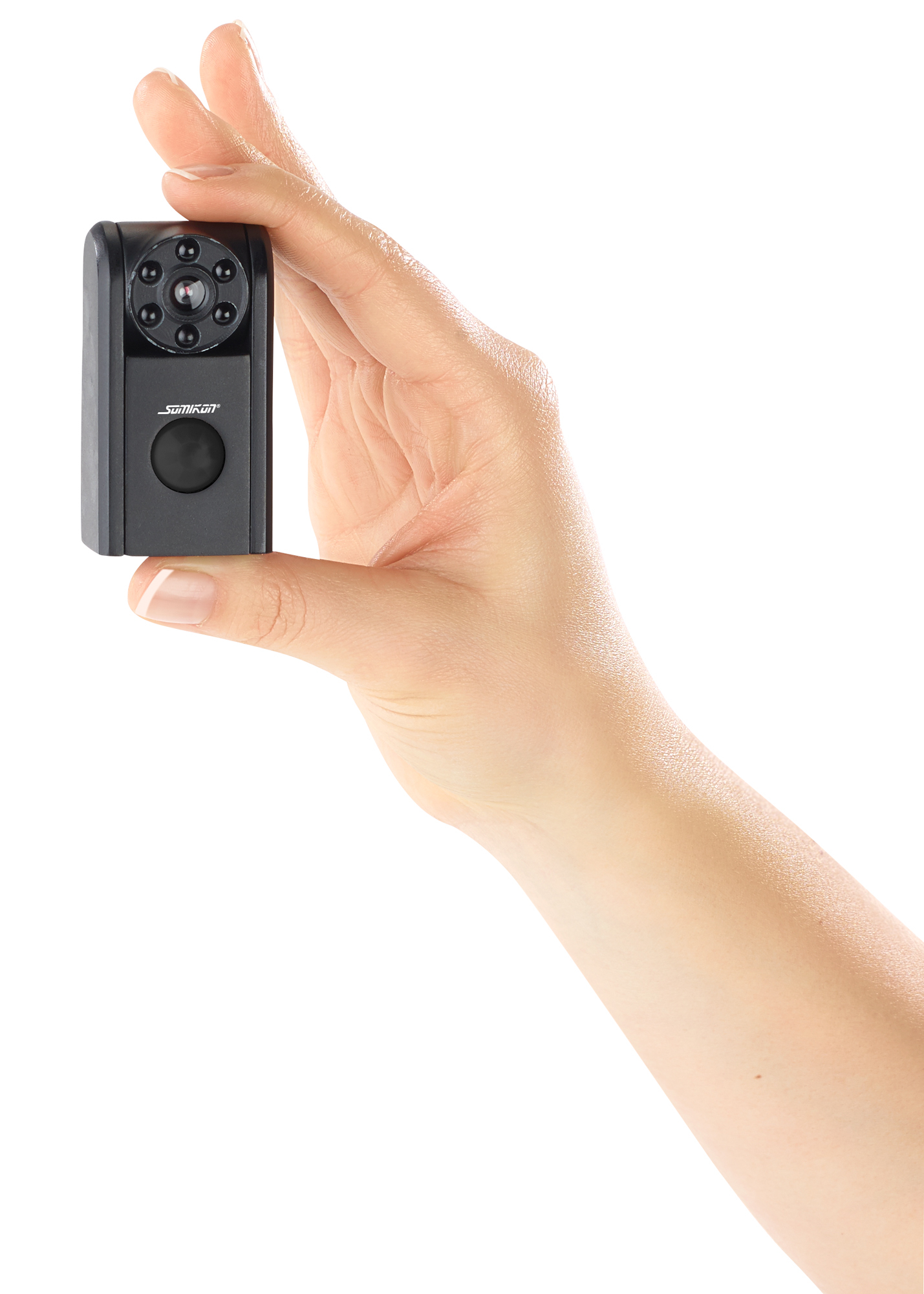 Mini-HD-Überwachungskamera mit IR-Nachtsicht, PIR-Sensor und 1 Jahr Stand-by Mini-HD-Überwachungskamera mit IR-Nachtsicht, PIR-Sensor und 1 Jahr Stand-by