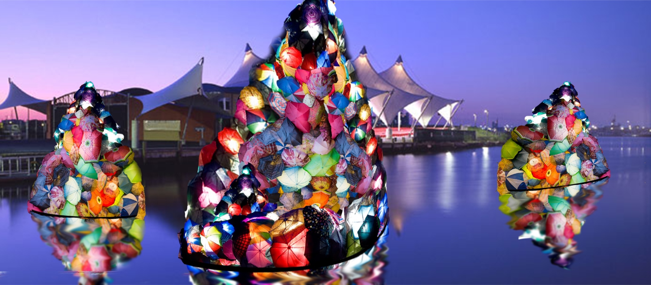 Das Kunstwerk"Drift" von Stephanie Imbreau bei Light City Baltimore