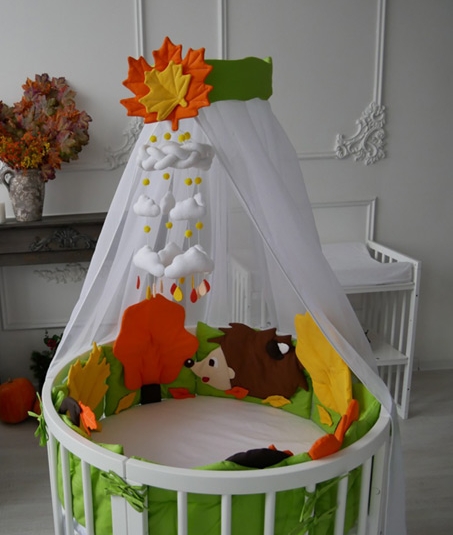 FourSeasonsDream??Kollektion HerbstBaby Bettset?Im herbstlichen Wald?