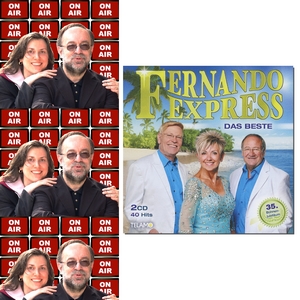 Roland Rube und Ariane Kranz On Air mit Fernando Express Roland Rube und Ariane Kranz On Air mit Fernando Express
