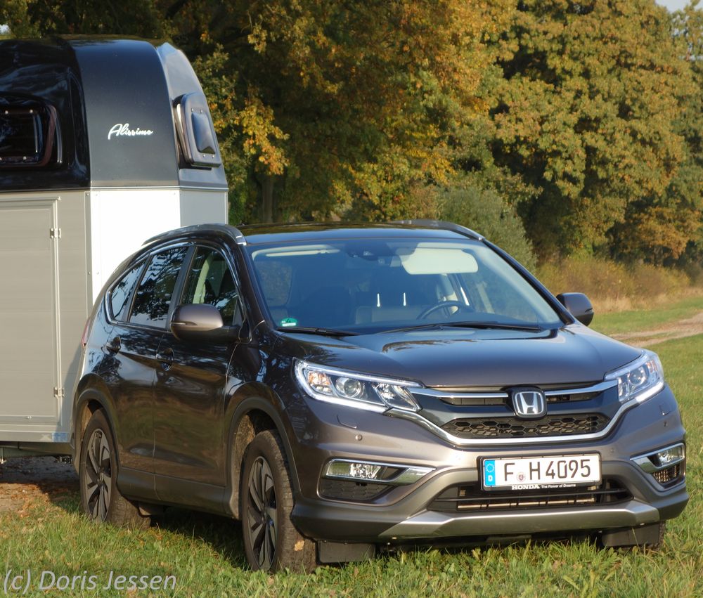Pferdeanhänger-Zugfahrzeugtest Honda CR-V CR-V 1.6i-DTEC 4WD Executive: Bequeme Reise Pferdeanhänger-Zugfahrzeugtest Honda CR-V CR-V 1.6i-DTEC 4WD Executive: Bequeme Reise