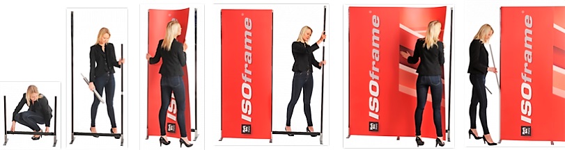 Iso Frame Messedisplay, erweiterbare Messewand Iso Frame Messedisplay, erweiterbare Messewand