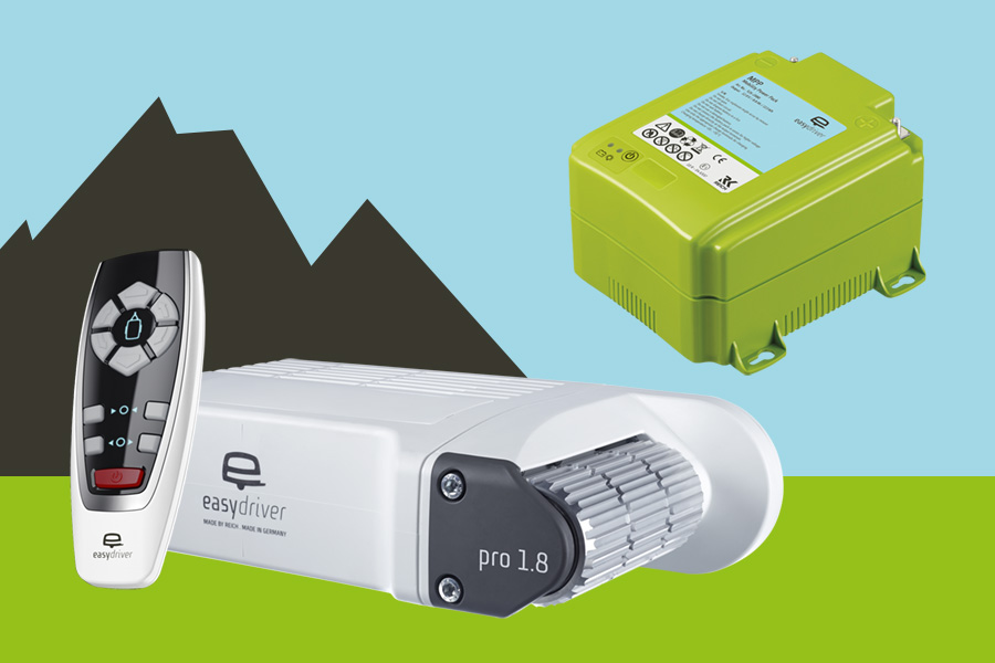 easydriver pro 1.8 und das MPP wiegen zusammen nur 34 kg. (Bildquelle: easydriver/REICH) easydriver pro 1.8 und das MPP wiegen zusammen nur 34 kg. (Bildquelle: easydriver/REICH)