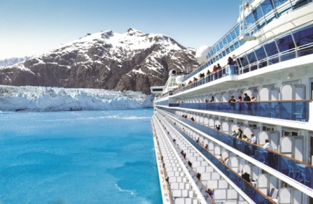 Toller Ausblick auf einen Alaska-Gletscher Toller Ausblick auf einen Alaska-Gletscher