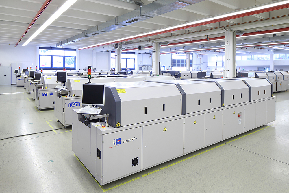 VisionXP+ Anlagen in der Produktionshalle