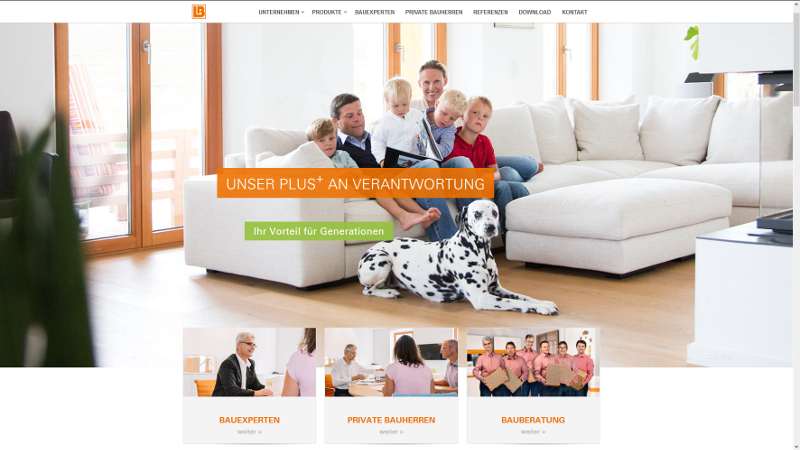 Die neue Website der Ziegelwerke Leipfinger Bader hält nützliche Informationen für private Bauherren Die neue Website der Ziegelwerke Leipfinger Bader hält nützliche Informationen für private Bauherren