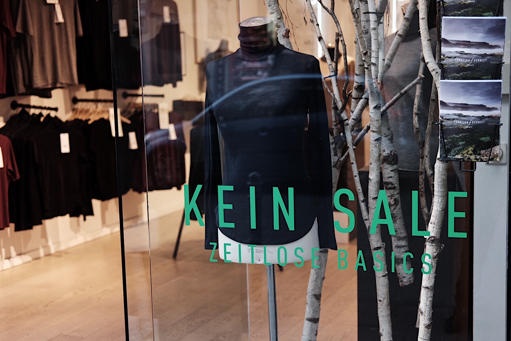 Kein Sale bei FUNKTION SCHNITT in Köln Kein Sale bei FUNKTION SCHNITT in Köln