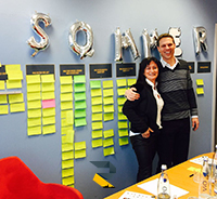 Jürgen Sommer und Beate Bayer im Meeting-Room von renoar.de Regensburg