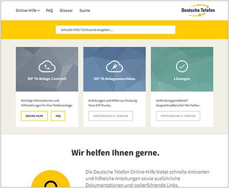 Deutsche Telefon Online-Hilfe Deutsche Telefon Online-Hilfe