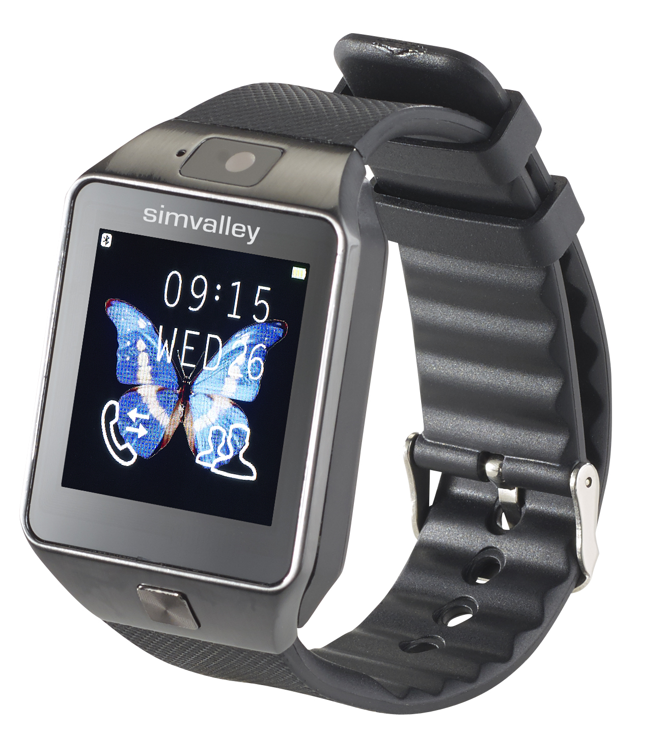 Handy-Uhr / Smartwatch mit Kamera, Bluetooth 4.0, iOS und Android