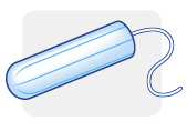 TWIB tampon with integrated hygiene bag TWIB tampon with integrated hygiene bag