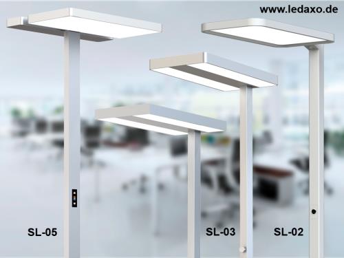 LEDAXO LED-Büro-Stehleuchten / Copyright: LEDAXO GmbH & Co. KG LEDAXO LED-Büro-Stehleuchten / Copyright: LEDAXO GmbH & Co. KG