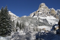 Winterlandschaft in Corvara Winterlandschaft in Corvara