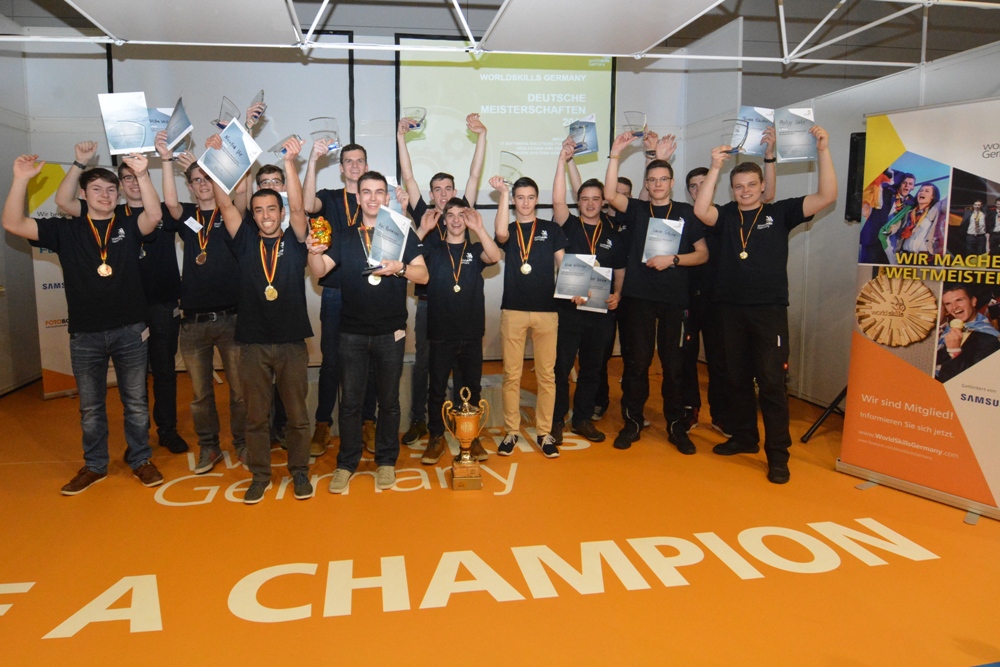 So sehen Champions aus - Medaillengewinner der Deutschen Meisterschaften in vier Berufen (Bildquelle So sehen Champions aus - Medaillengewinner der Deutschen Meisterschaften in vier Berufen (Bildquelle