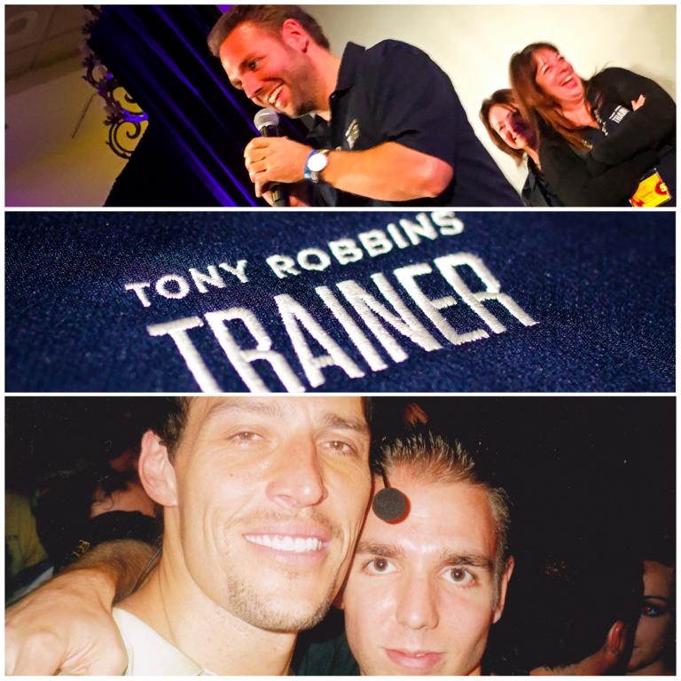 Tony Robbins (links) und Ronny Leber Tony Robbins (links) und Ronny Leber