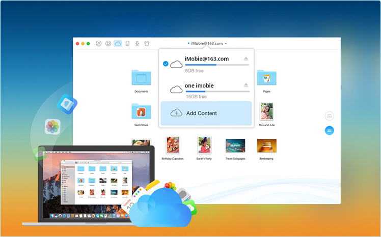 Multi-iCloud-Konto Verwaltung