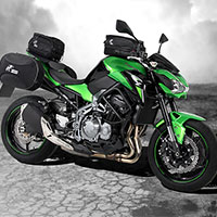 Z900 mit STREET Serie von Hepco&Becker