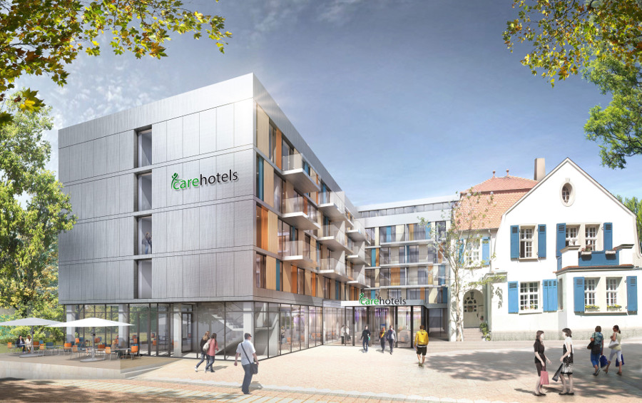 Baubeginn beim neuen carehotel Bad Rappenau (Bildquelle: carehotels)