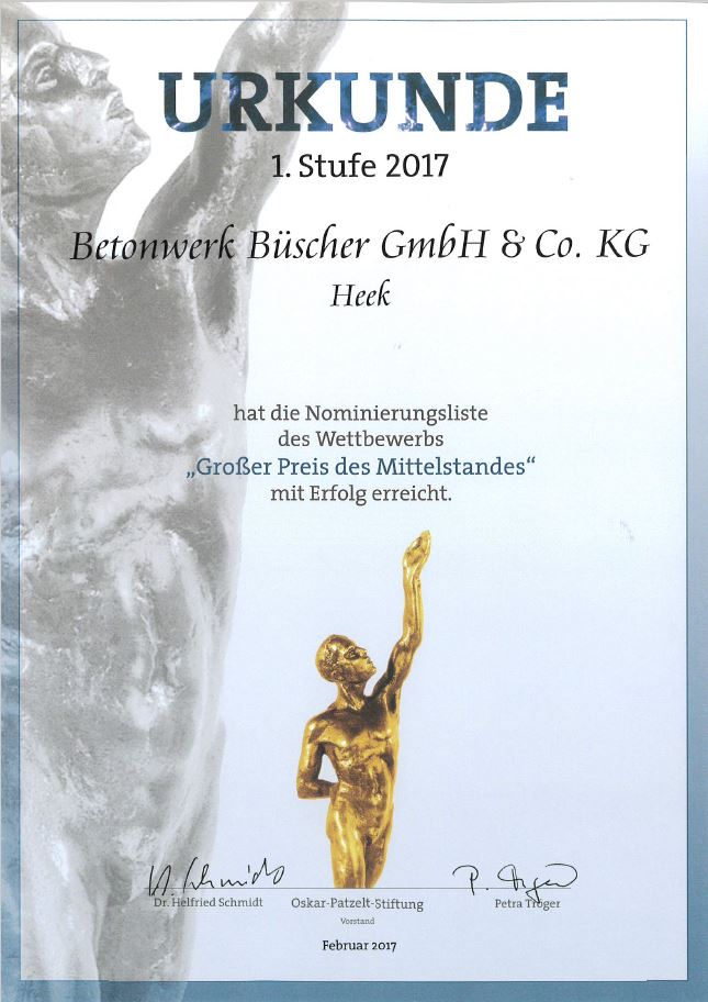 Mittelstandspreis Büscher, insert by toconsulting.de Mittelstandspreis Büscher, insert by toconsulting.de