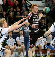 (Foto: HJKrieg, hl-studios, Erlangen):  Nicolai Theilinger war mit 9 Treffern bester Erlanger