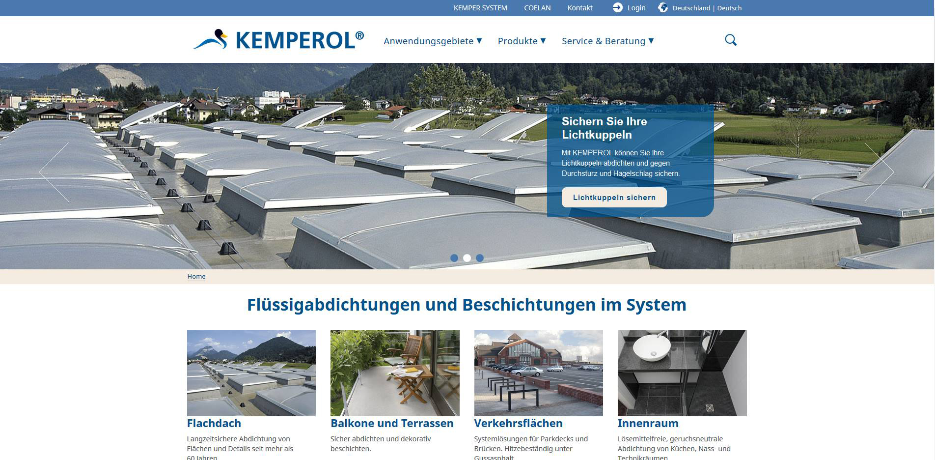 Neue Homepage online (Bildquelle: @ Kemper System) Neue Homepage online (Bildquelle: @ Kemper System)