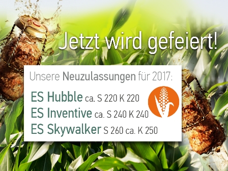 EURALIS Neuzulassungen 2017 ES Hubble ES Inventive ES Skywalker