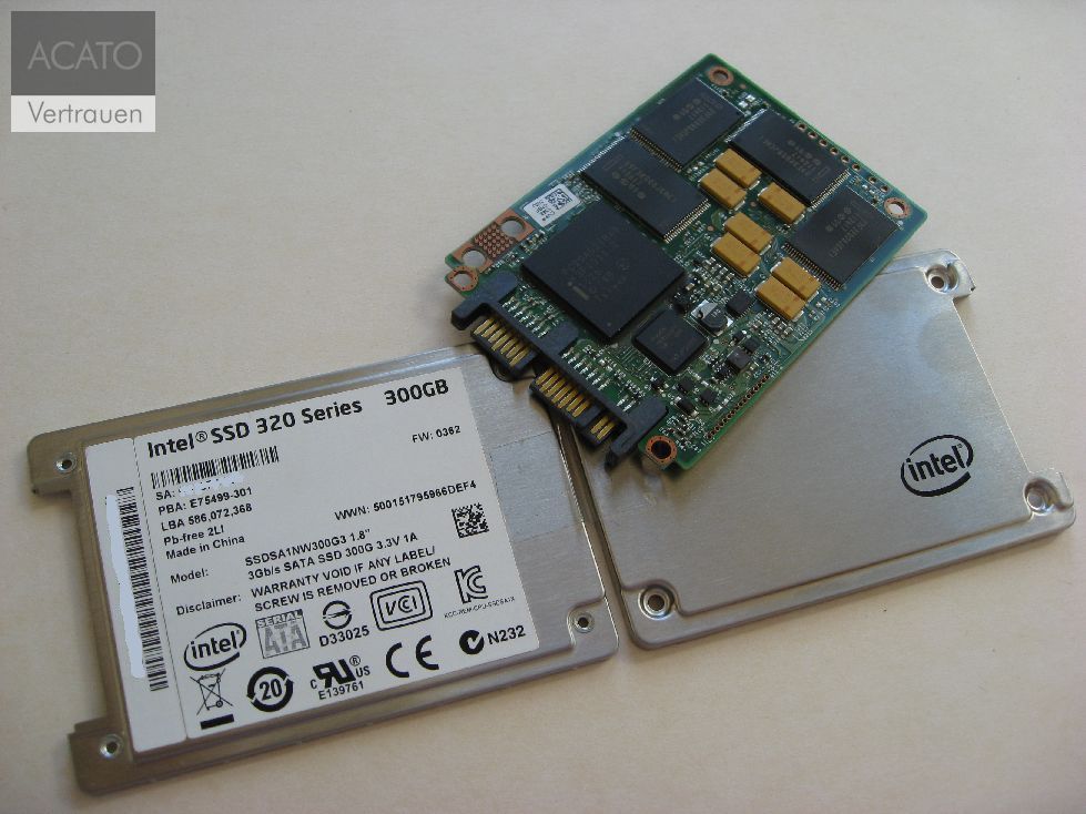 intel ssd 320 serie bad ctx error
