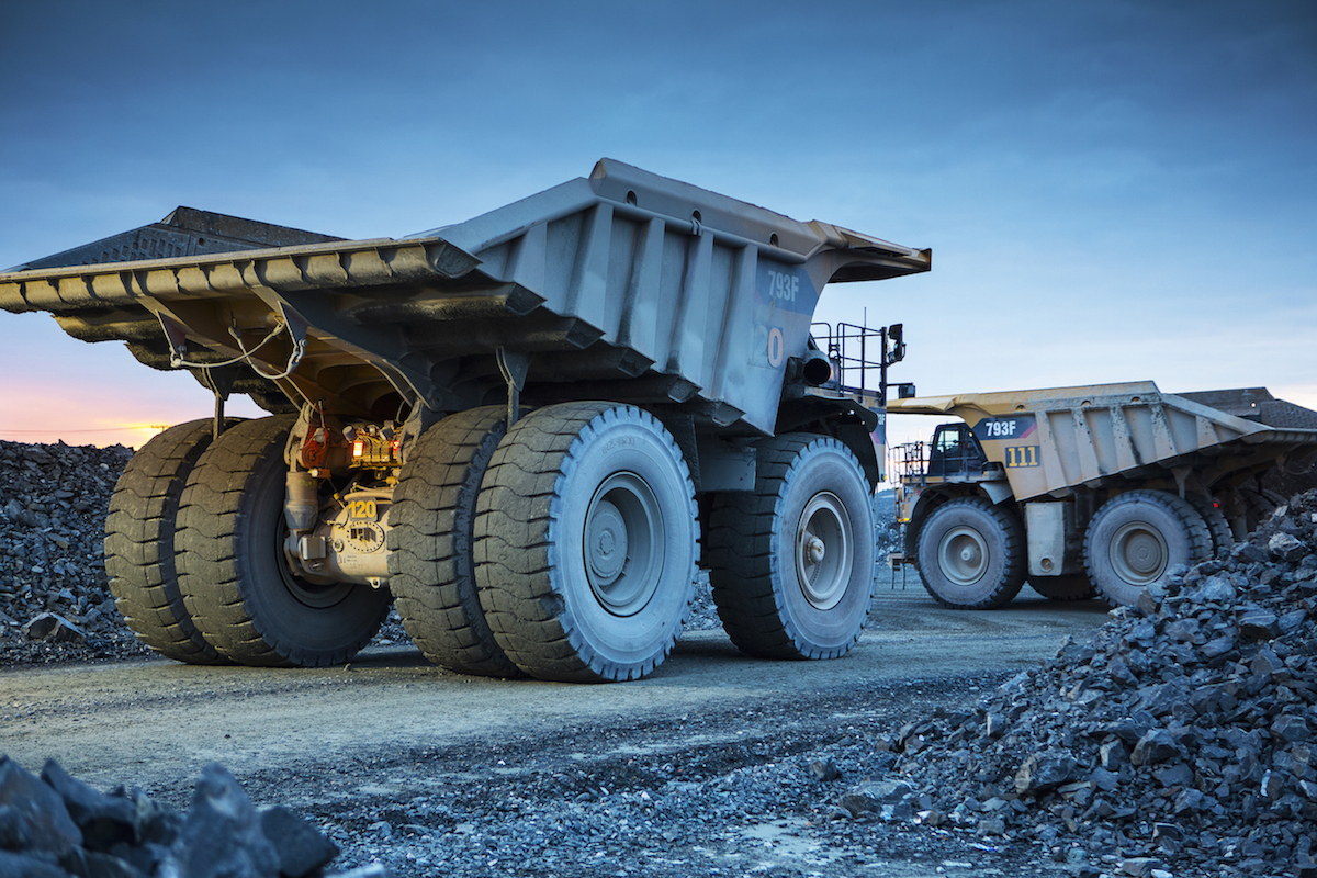 Osisko Malartic Mine, Transport LKW Osisko Malartic Mine, Transport LKW