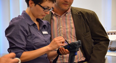 Ein Fokus am Implico-Stand: die neue Handheld-Lösung zur Digitalisierung von Mineralöl-Verladungen. 