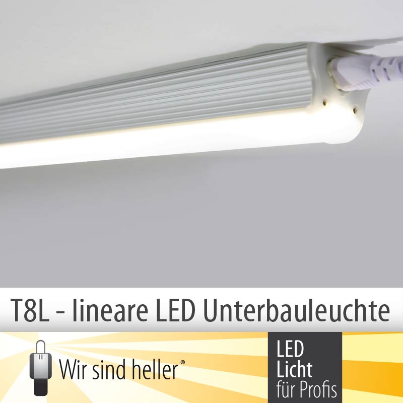 Die LED Unterbauleuchte T8L macht Licht, wo es gebraucht wird.