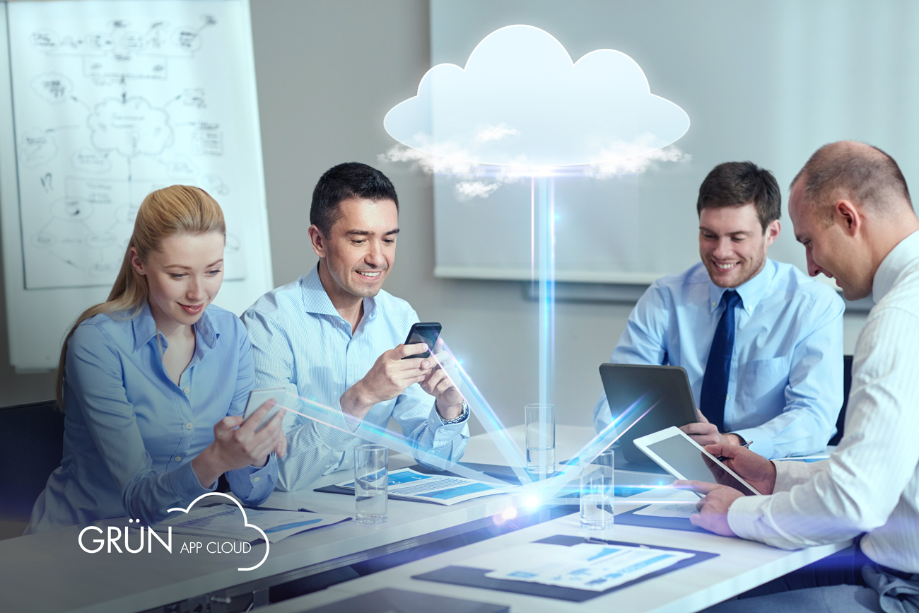Die GRÜN App Cloud ebnet GRÜN-Kunden den Weg in die Digitalisierung. Die GRÜN App Cloud ebnet GRÜN-Kunden den Weg in die Digitalisierung.