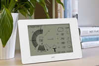 Das EFR Inhome-Display macht Energieverbrauch, Temperatur, Zeit, Wettervorhersage sofort ersichtlich