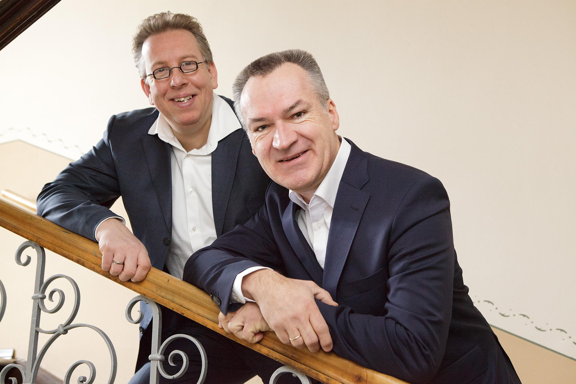 Helmut von der Lieck und Thomas Heckler (v.l.) bündeln ihre Kompetenzen in der Managementberatung ge