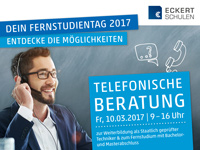 Fernstudientag 2017: Individuelle Telefonberatung zur Weiterbildung zum Staatlich geprüften Technike