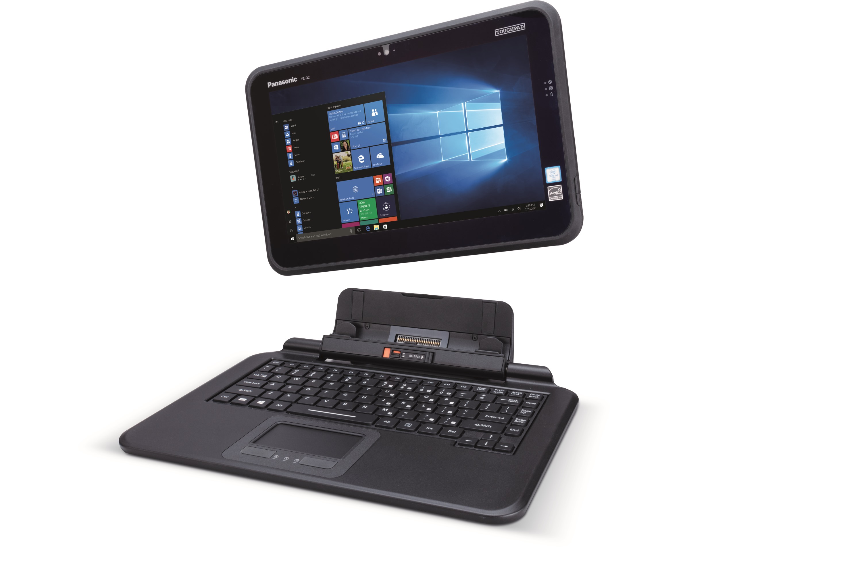 Panasonic TOUGHPAD FZ-Q2 (Bildquelle: Panasonic) Panasonic TOUGHPAD FZ-Q2 (Bildquelle: Panasonic)